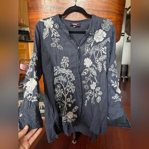 Johnny Was Osiris Voyager Tunic